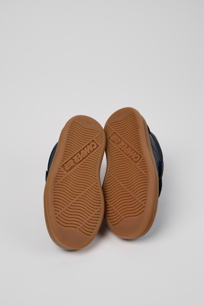 Camper Runner - Mehrfarbige Kindersneaker aus Leder und Nubukleder.