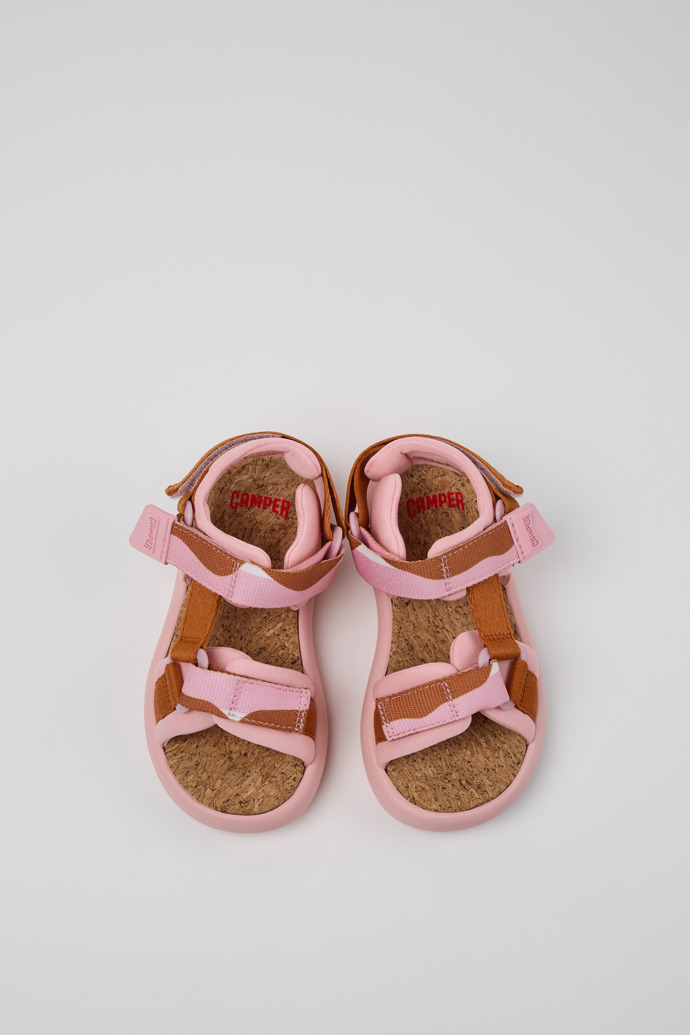 Camper Pelotas Flota - Mehrfarbige Kindersandale aus recyceltem PET.