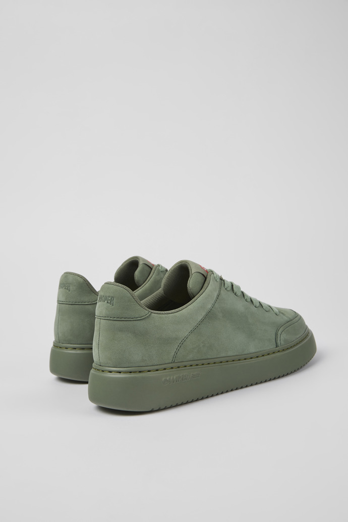 Camper Runner K21 - Grüner Damensneaker aus Nubukleder