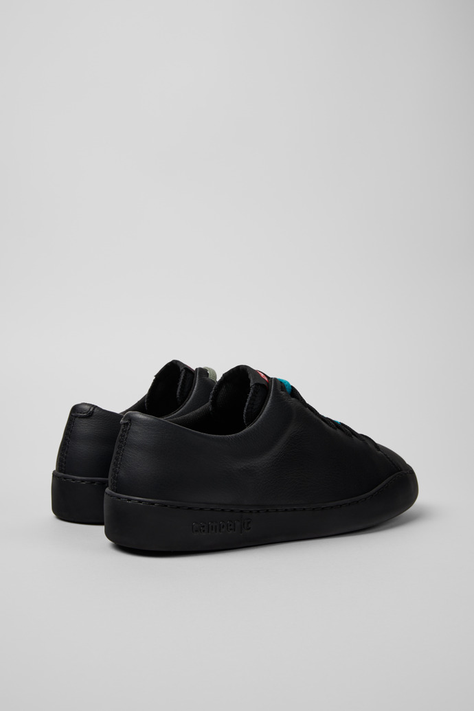 Camper Twins - Schwarzer Herrensneaker aus Leder.