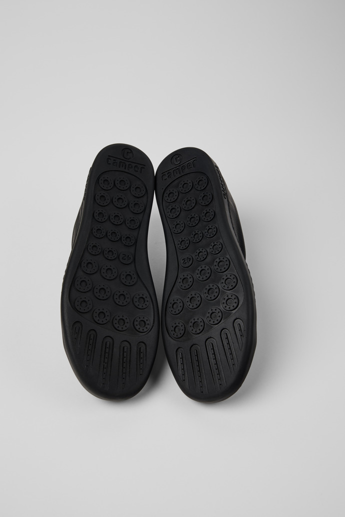 Camper Twins - Schwarzer Herrensneaker aus Leder.