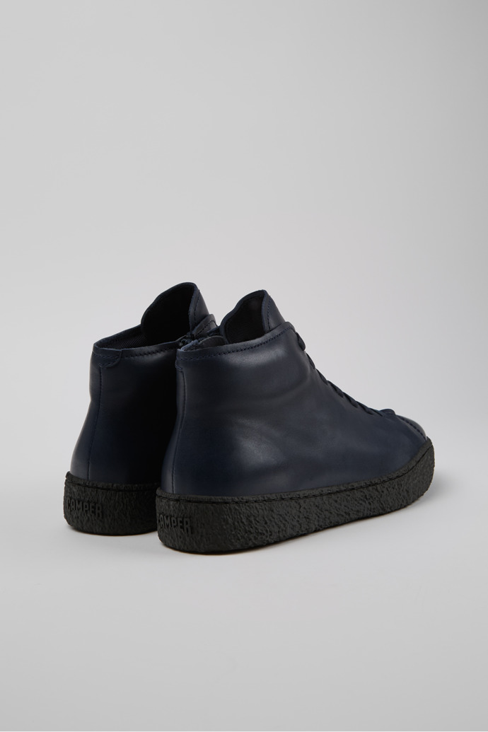 Camper Peu Terreno - Blauer Desert-Boot aus Leder für Herren