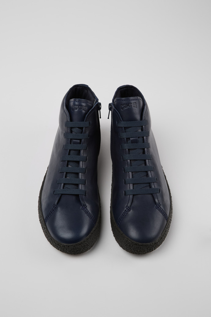 Camper Peu Terreno - Blauer Desert-Boot aus Leder für Herren
