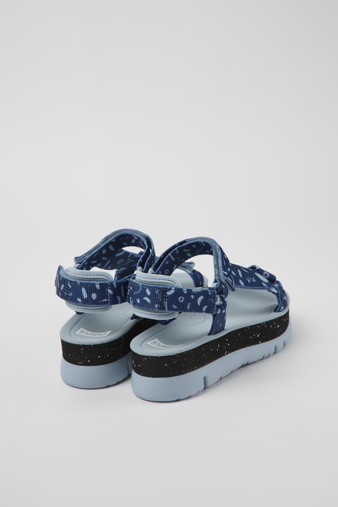 Camper Oruga Up - Mehrfarbige Damensandale aus Textil