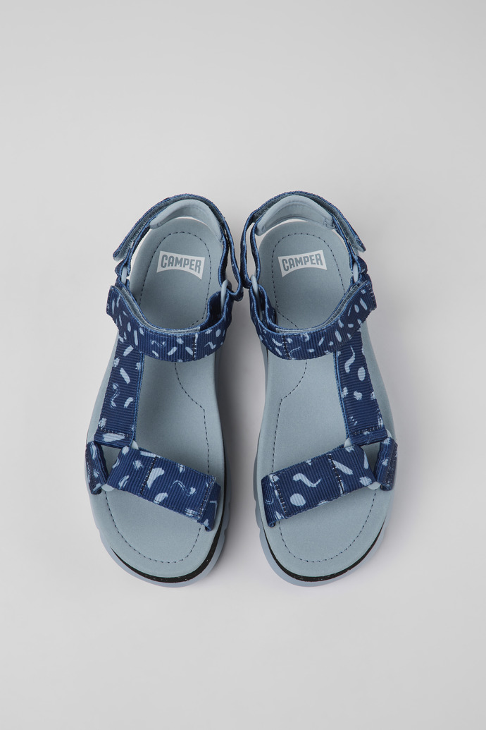 Camper Oruga Up - Mehrfarbige Damensandale aus Textil