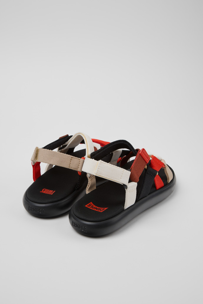Camper Twins - Mehrfarbige Sandalen aus Recycling-PET für Damen.