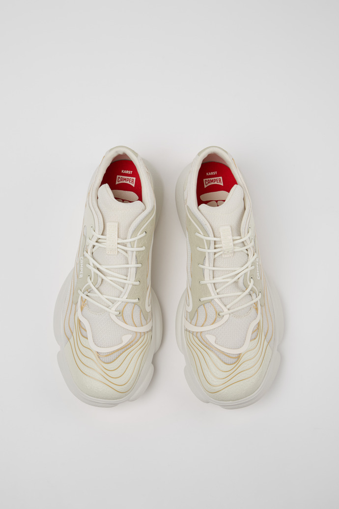 Camper Karst - Mehrfarbiger Herrensneaker aus Recycling-PET.