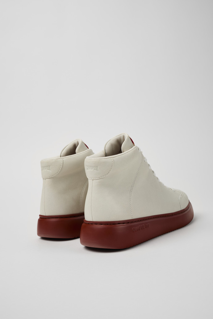 Camper Runner K21 - Weißer Herrensneaker aus ungefärbtem Leder