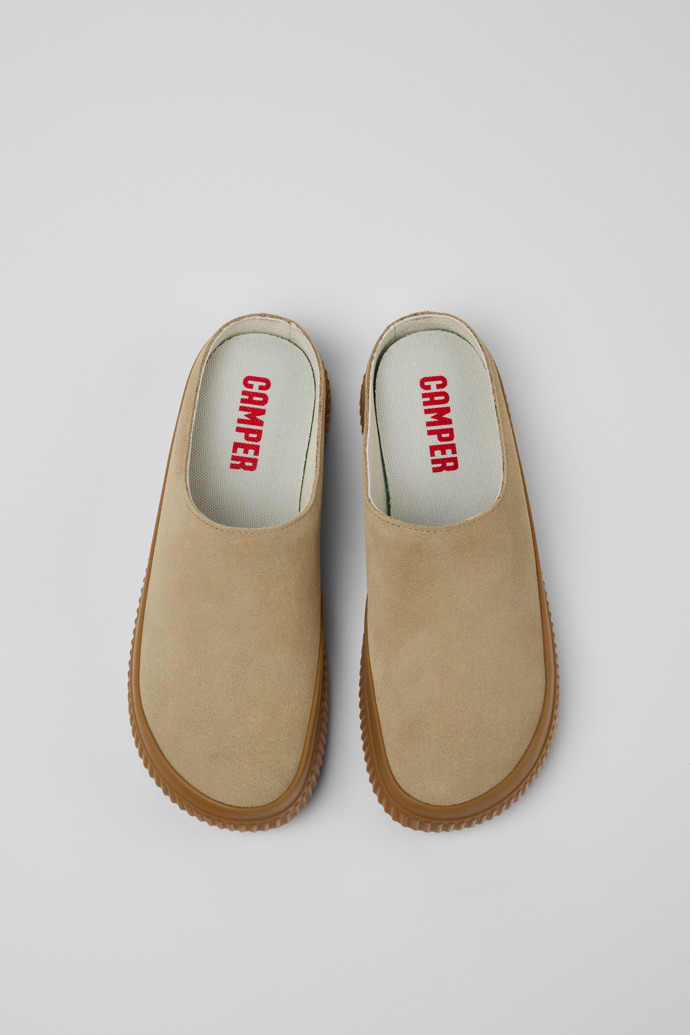 Camper Peu Roda - Beige Nubuksandalen für Damen.