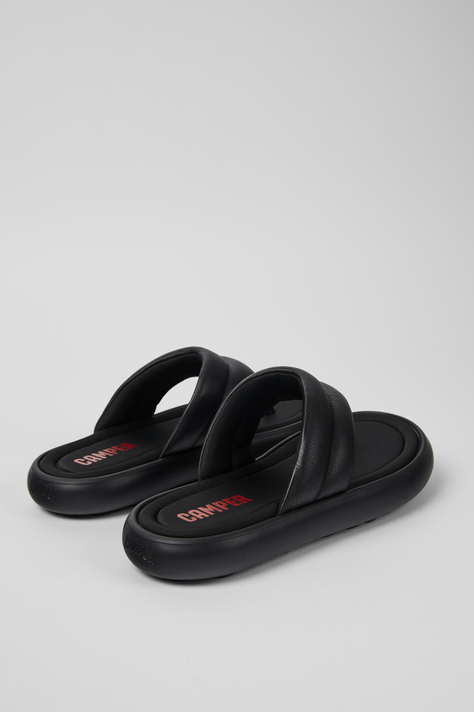 Camper Pelotas Flota - Schwarze Damenflipflops aus Leder