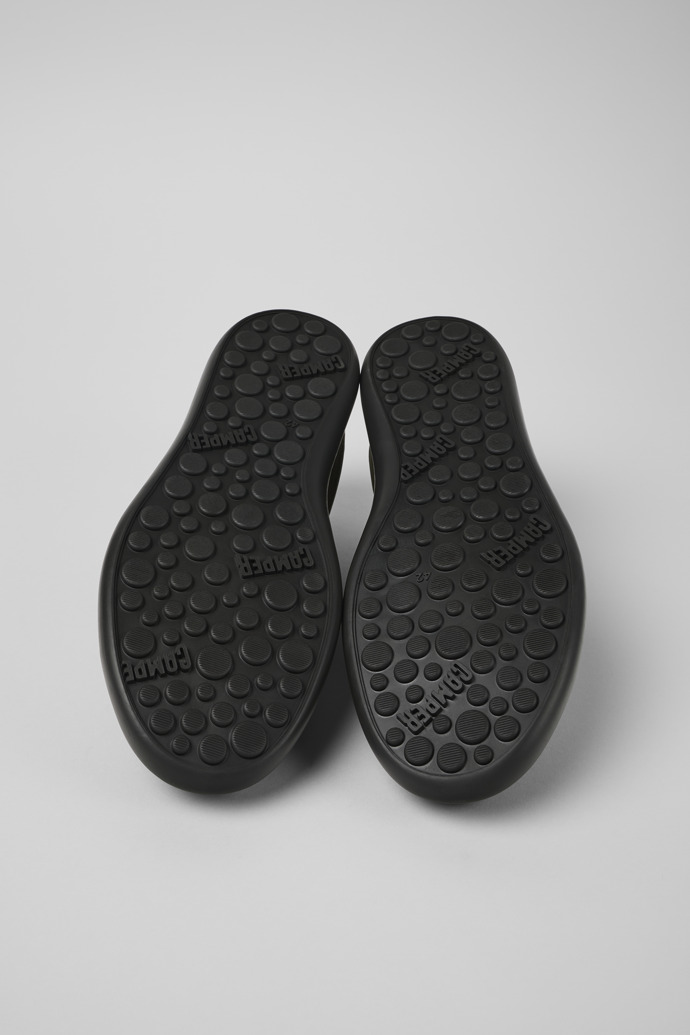 Camper Pelotas Soller - Grüner Herrensneaker aus Nubukleder