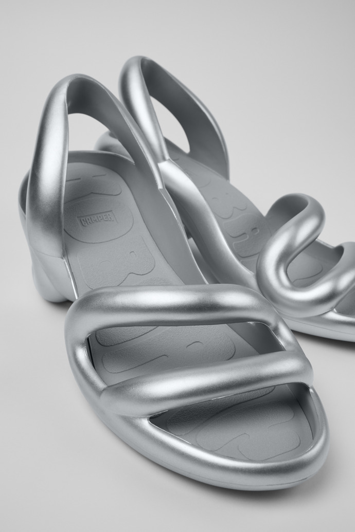 Camper Kobarah - Silberne Sandalen für Herren.