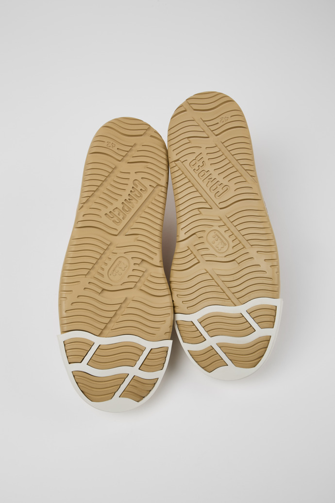 Camper Junction Runner - Beige Herrensneaker aus Nubukleder.