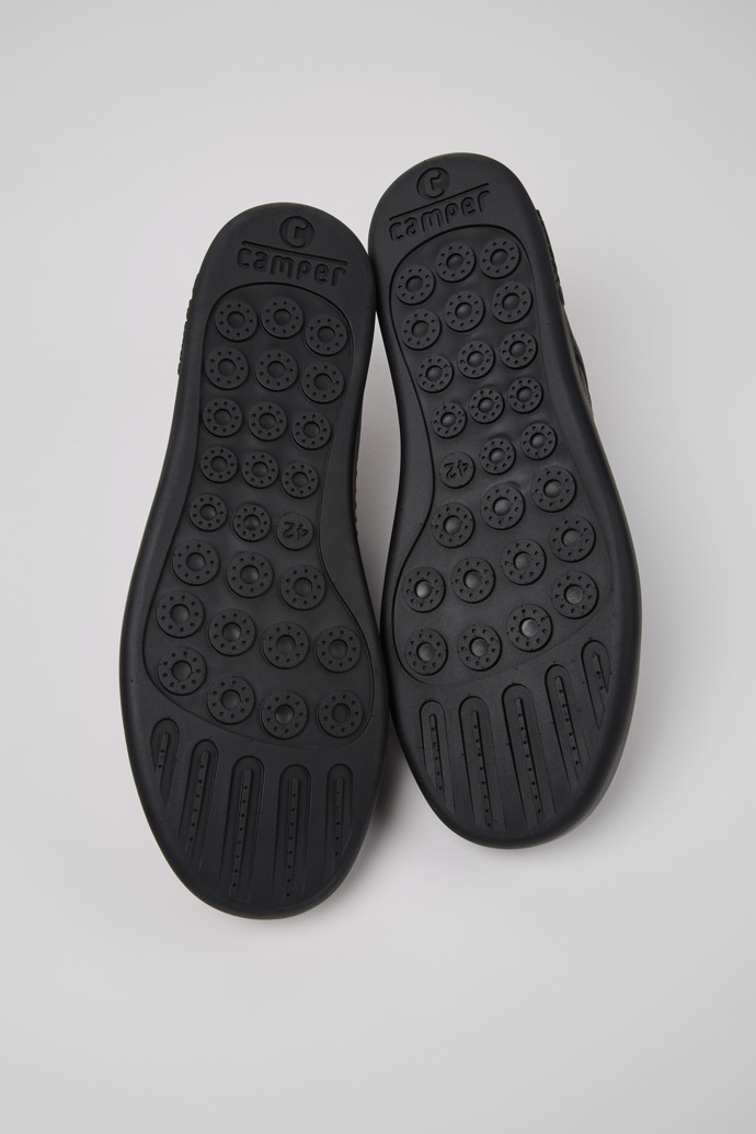 Camper Peu Touring - Schwarzer Herrenschuh aus Leder.