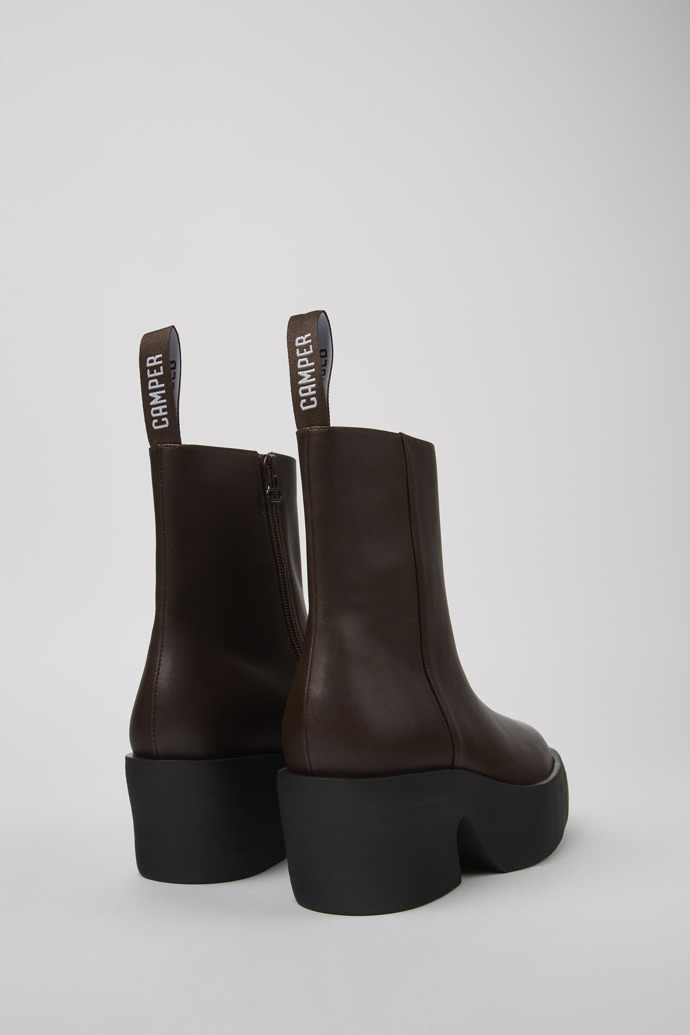 Camper Billie - Brauner Damenstiefel aus Leder