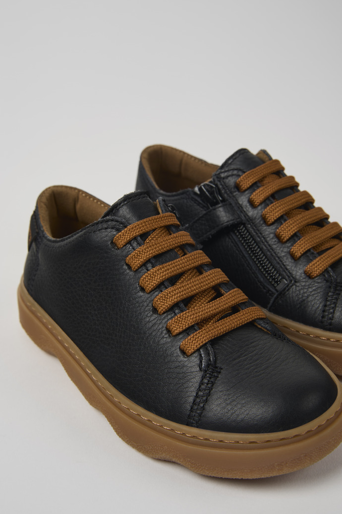 Camper Kiddo - Schwarzer Kinderschuh aus Leder