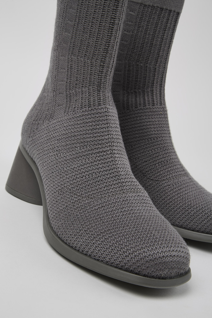 Camper Kiara TENCEL® - Grauer Damenstiefel aus Textil