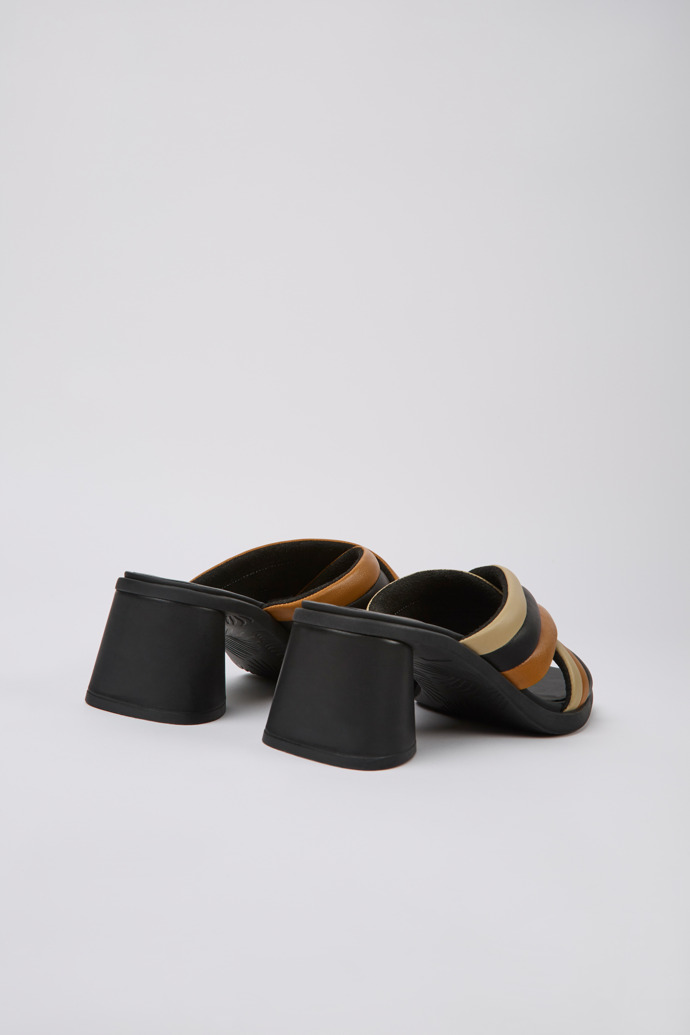 Camper Twins - Bunte Damensandale aus Leder