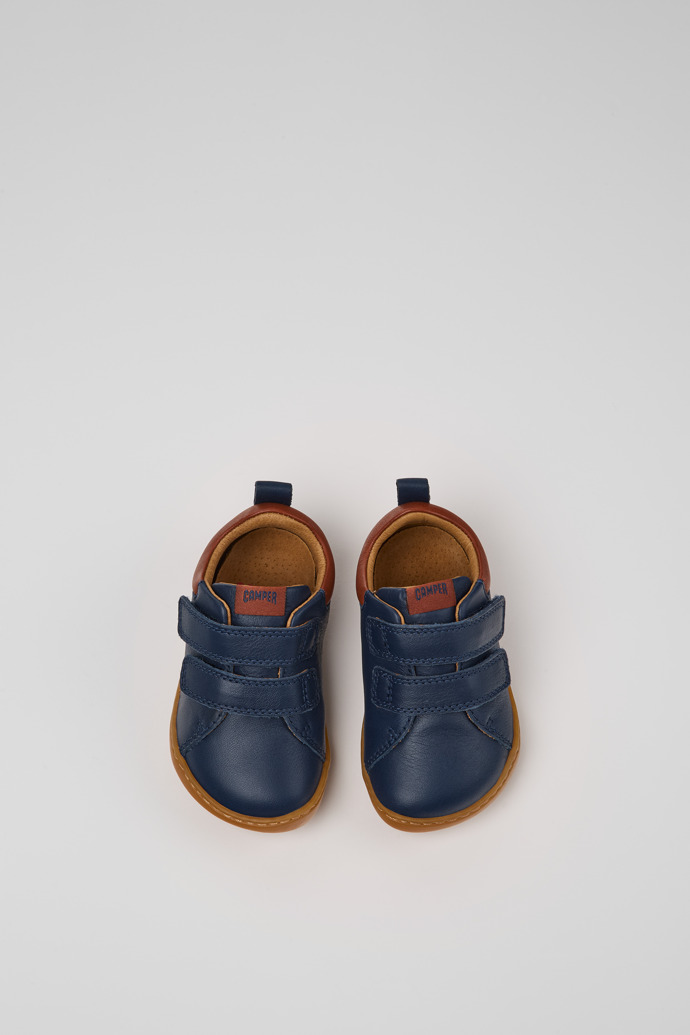 Camper Peu - Blauer Kindersneaker aus Leder