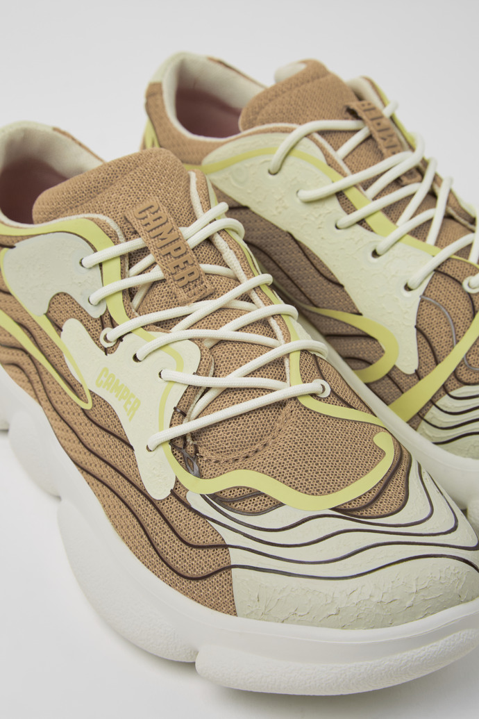 Camper Karst - Mehrfarbiger Damensneaker aus Recycling-PET.
