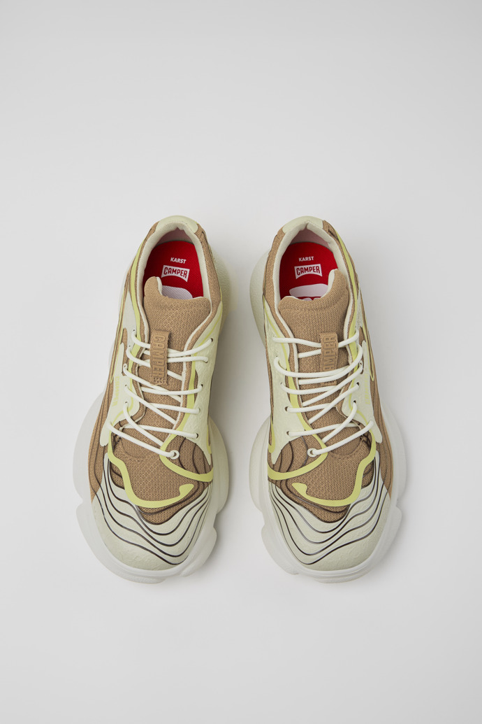 Camper Karst - Mehrfarbiger Damensneaker aus Recycling-PET.