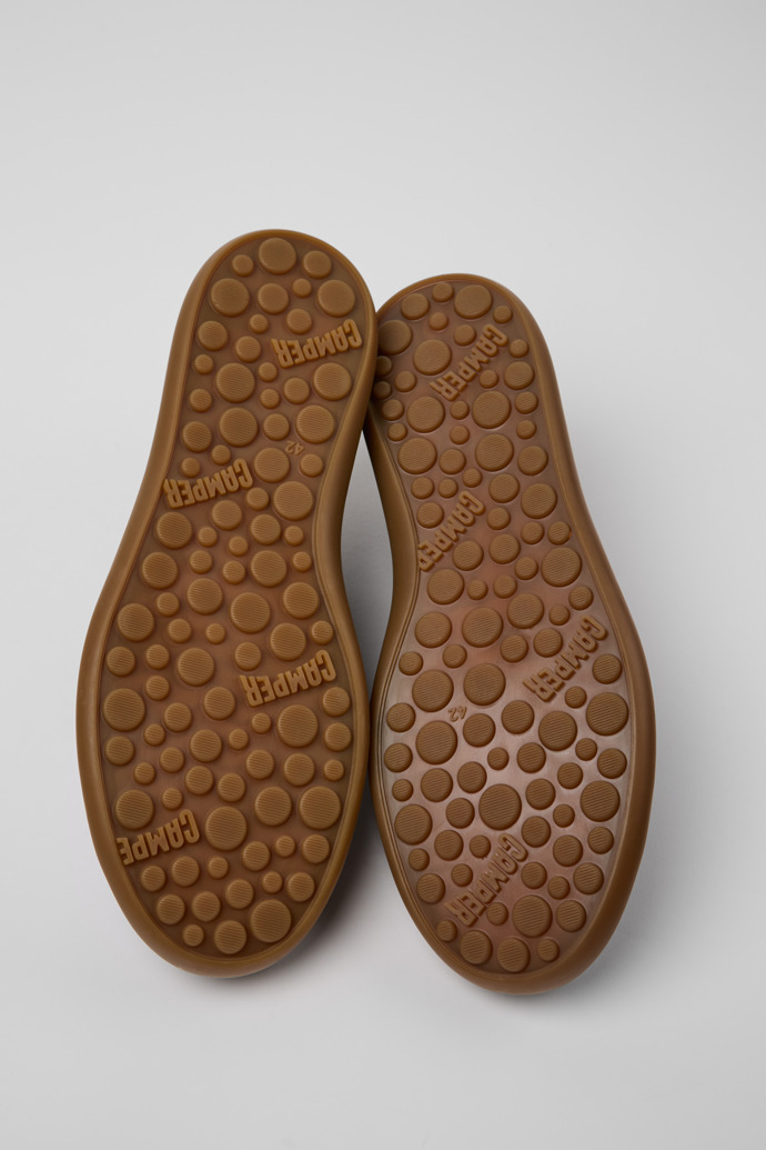 Camper Pelotas Soller - Blauer Herrensneaker aus Nubukleder und Leder.