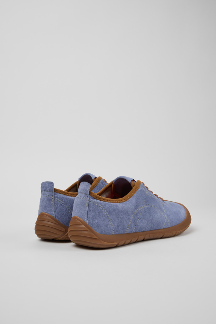 Camper Peu Path - Blauer Damensneaker aus Nubukleder.
