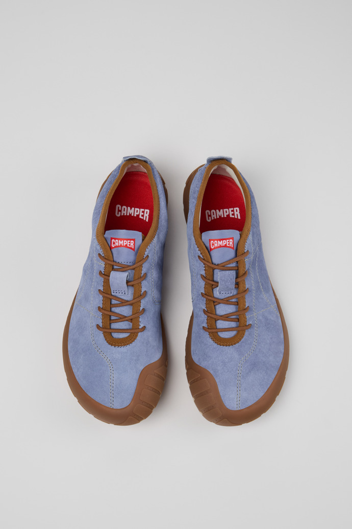 Camper Peu Path - Blauer Damensneaker aus Nubukleder.
