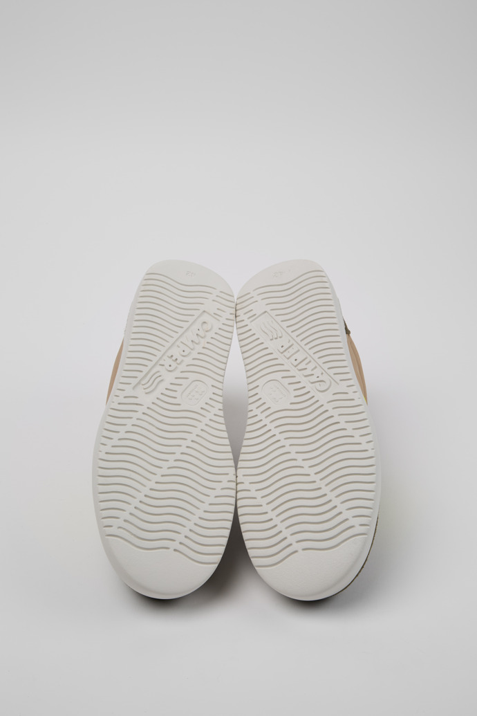 Camper Runner K21 Sorona® - Mehrfarbiger Herrensneaker aus recyceltem PET und Nubukleder.