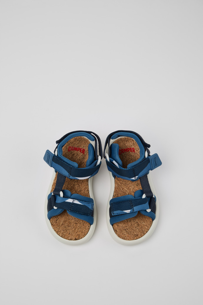 Camper Pelotas Flota - Mehrfarbige Kindersandalen aus recyceltem PET.