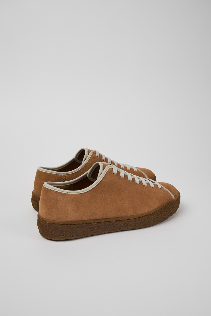 Camper Peu Terreno - Mehrfarbiger Herrenschuh aus Leder und Veloursleder.