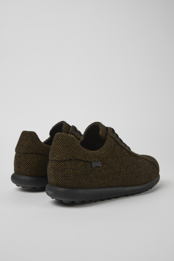 Camper Pelotas - Brauner Herrenschuh aus Wolle, Viskose und Leder