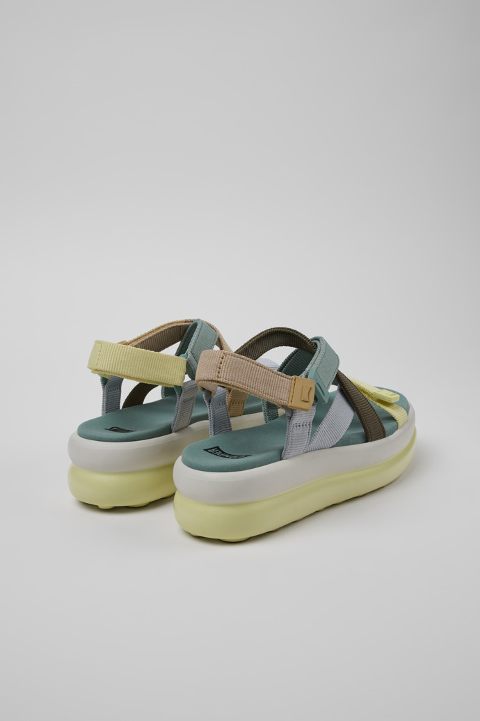 Camper Twins - Mehrfarbige Sandalen aus recyceltem PET für Damen.