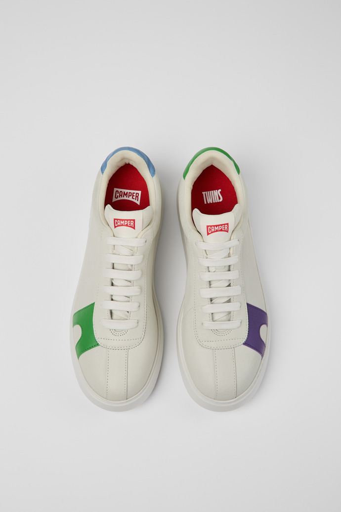 Camper Twins - Weißer Herrensneaker aus Leder