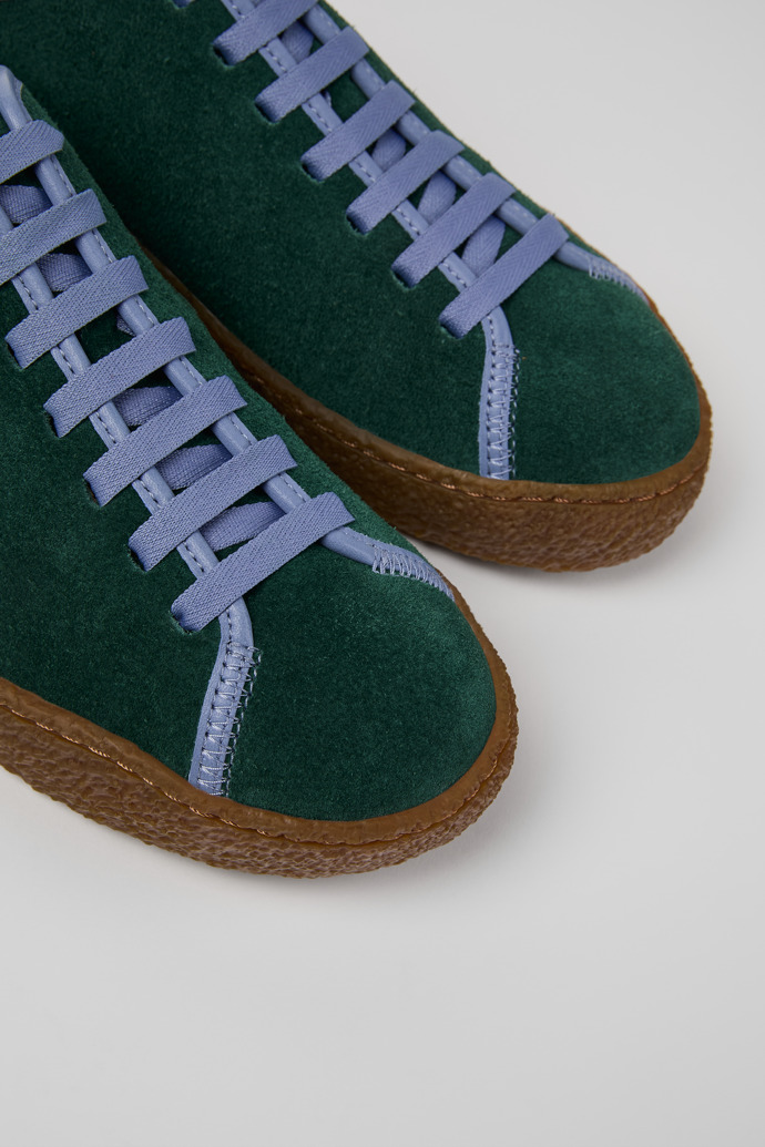 Camper Peu Terreno - Mehrfarbiger Herrenschuh aus Leder und Veloursleder.