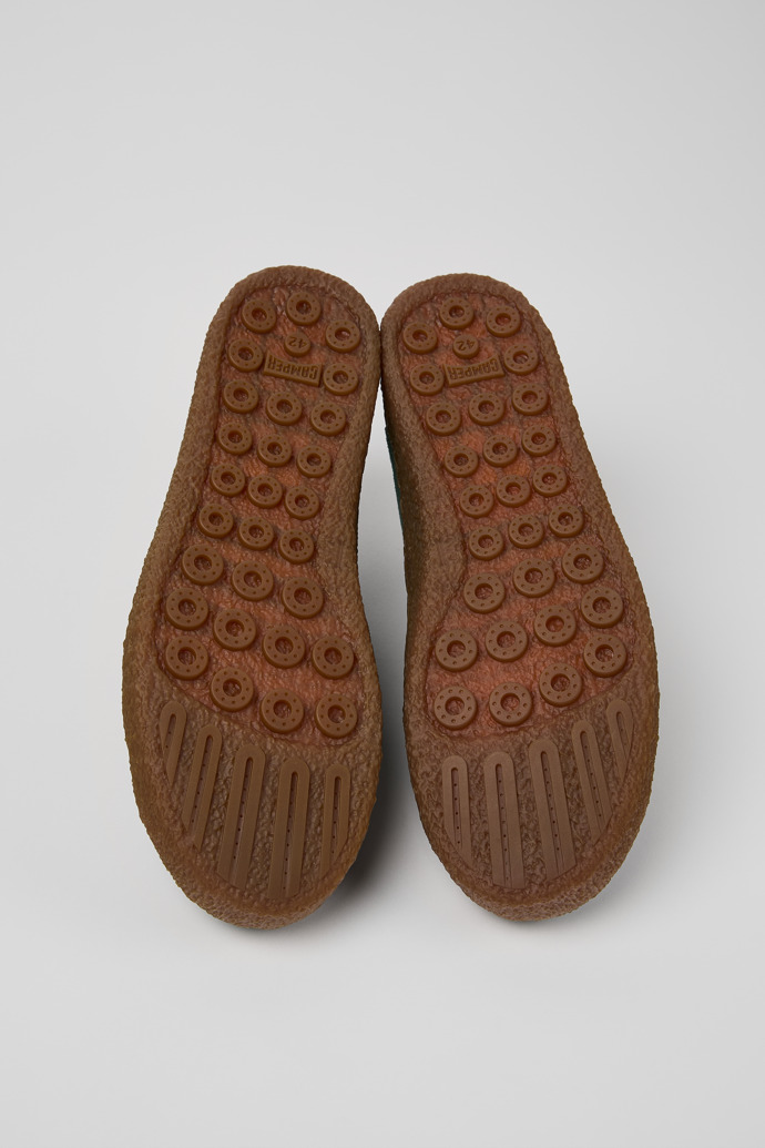 Camper Peu Terreno - Mehrfarbiger Herrenschuh aus Leder und Veloursleder.