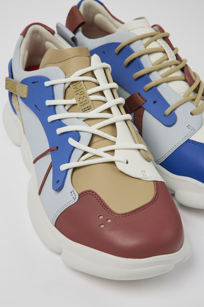 Camper Twins - Mehrfarbiger Herrensneaker aus Leder/Textil