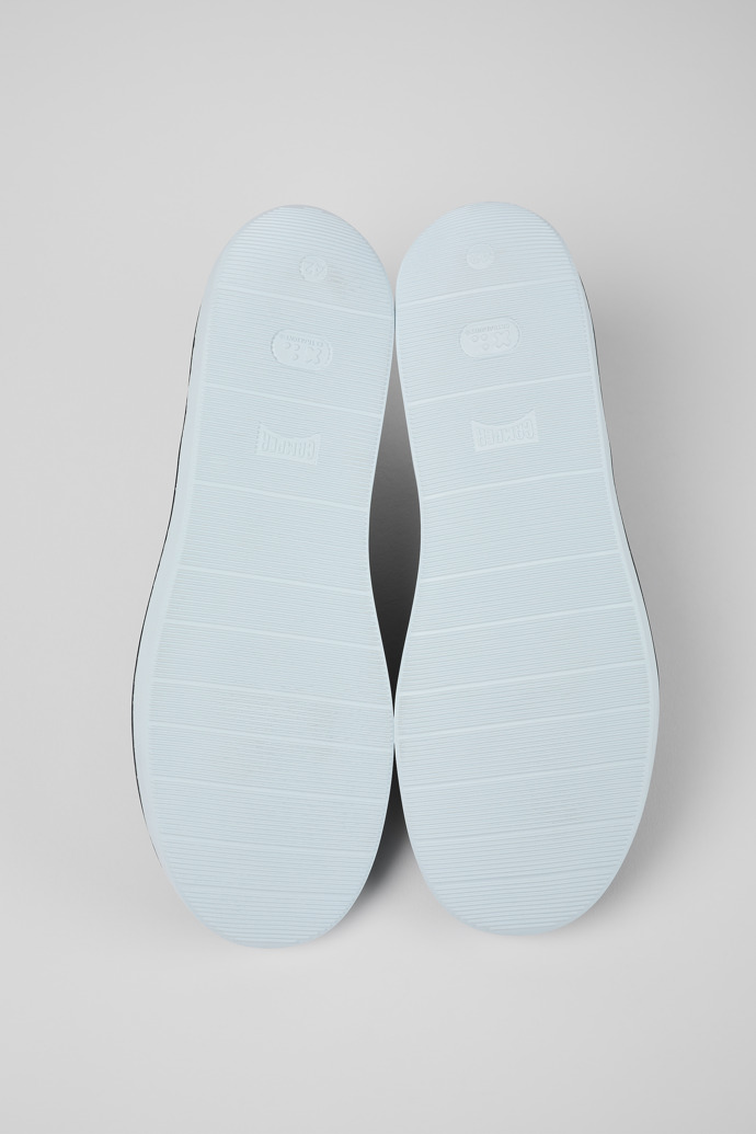 Camper Wagon - Blauer Herrenschnürschuh aus Nubukleder