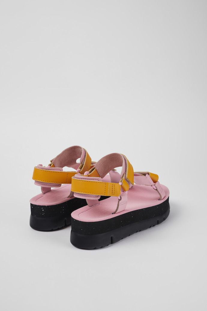 Camper Oruga Up - Mehrfarbige Ledersandalen für Damen