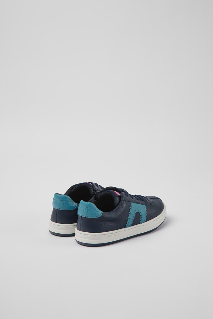 Camper Runner - Dunkelblauer Kindersneaker aus Leder