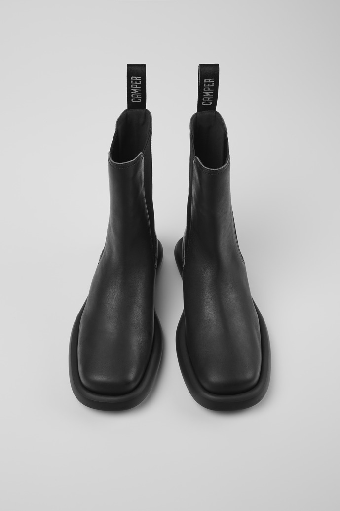 Camper Onda - Schwarzer Damenstiefel aus Leder