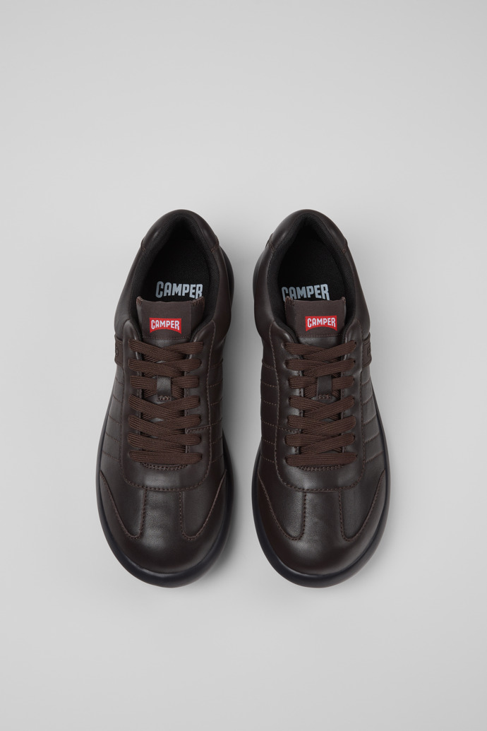 Camper Pelotas XLF - Brauner Herrensneaker aus Leder.