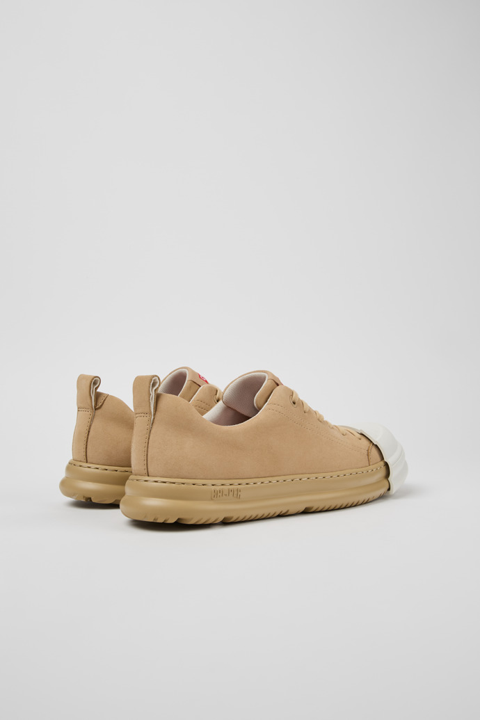 Camper Junction Runner - Beige Sneakers aus Nubukleder für Damen.