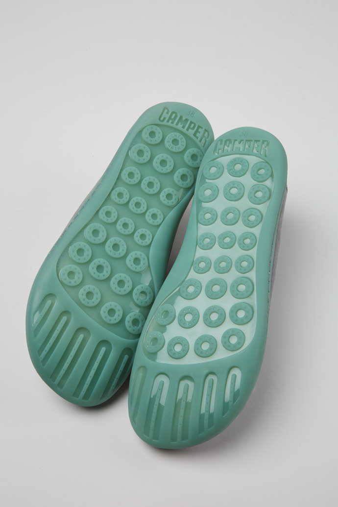 Camper Peu - Graue Damenschuhe aus Nubukleder.