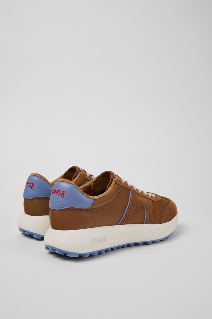 Camper Pelotas Athens - Mehrfarbiger Herrensneaker aus Leder und Nubukleder.