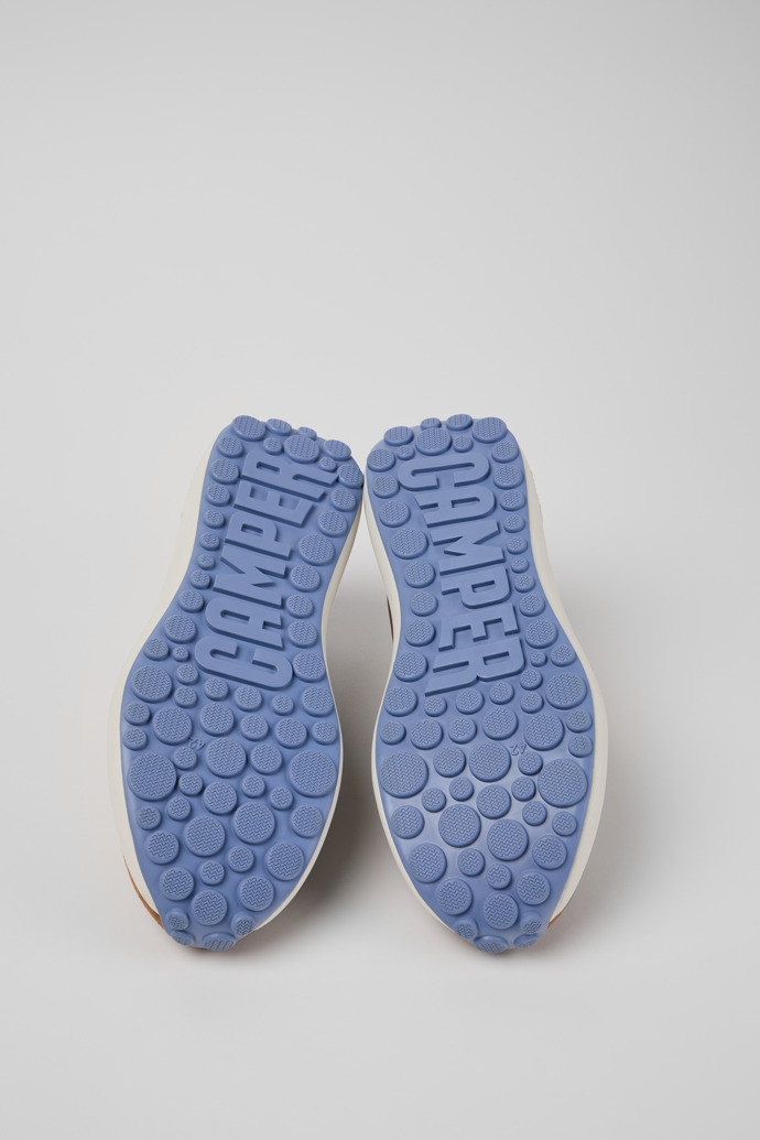 Camper Pelotas Athens - Mehrfarbiger Herrensneaker aus Leder und Nubukleder.