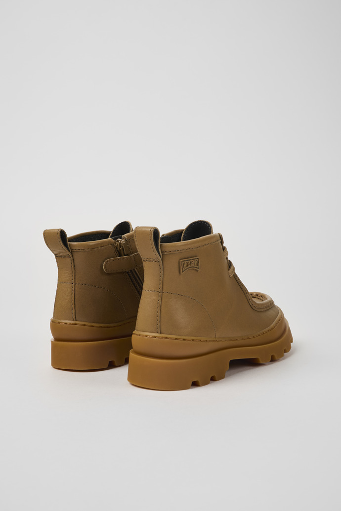 Camper Brutus - Braune Kinderstiefelette aus Leder