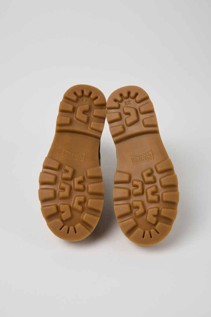 Camper Brutus - Braune Kinderstiefelette aus Leder