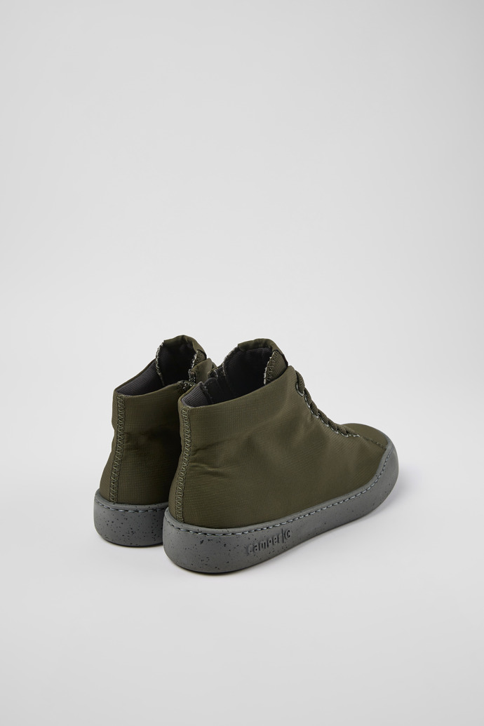 Camper Peu Touring - Grüne Damenstiefelette aus Textil