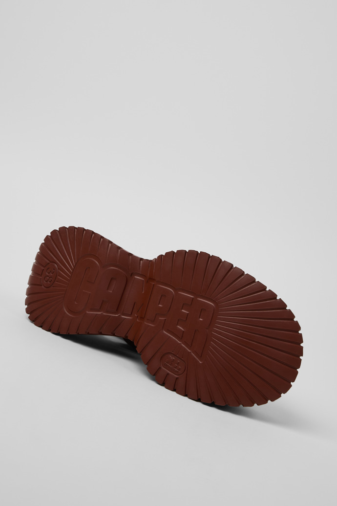 Camper BCN - Rote Leder-Sandalen für Damen.